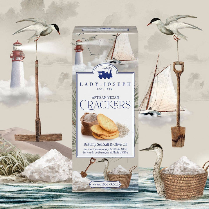 Crackers with Brittany Sea Salt & Olive Oil