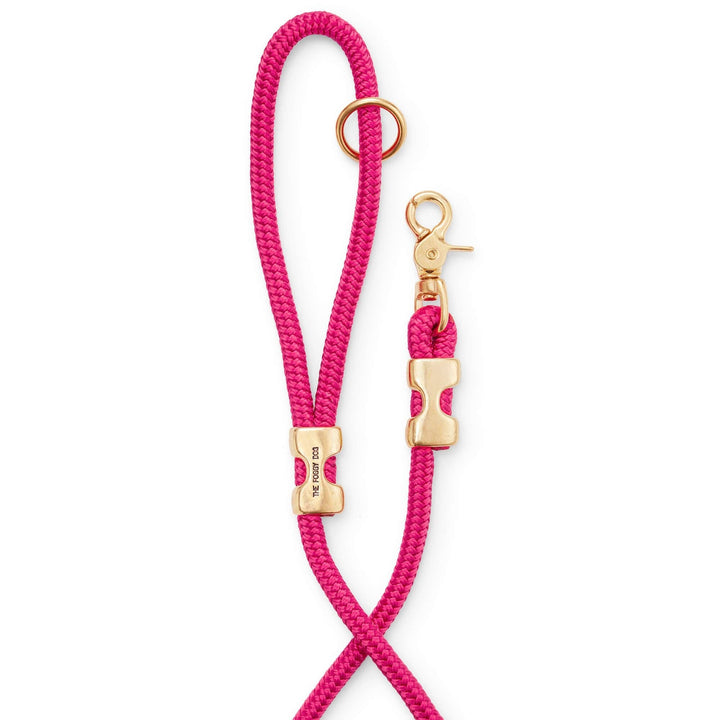 Hot Pink Marine Rope Dog Leash: Petite 5 feet