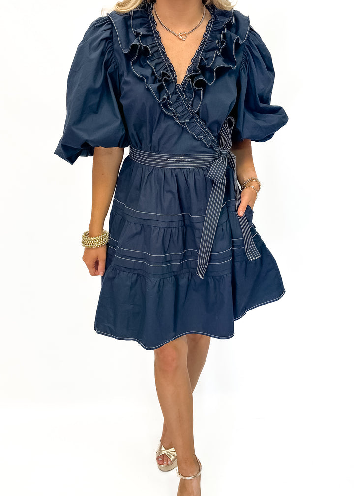 LBLOX Poplin Dress - Navy