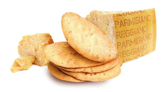 Parmesan and Olive Oil Crackers