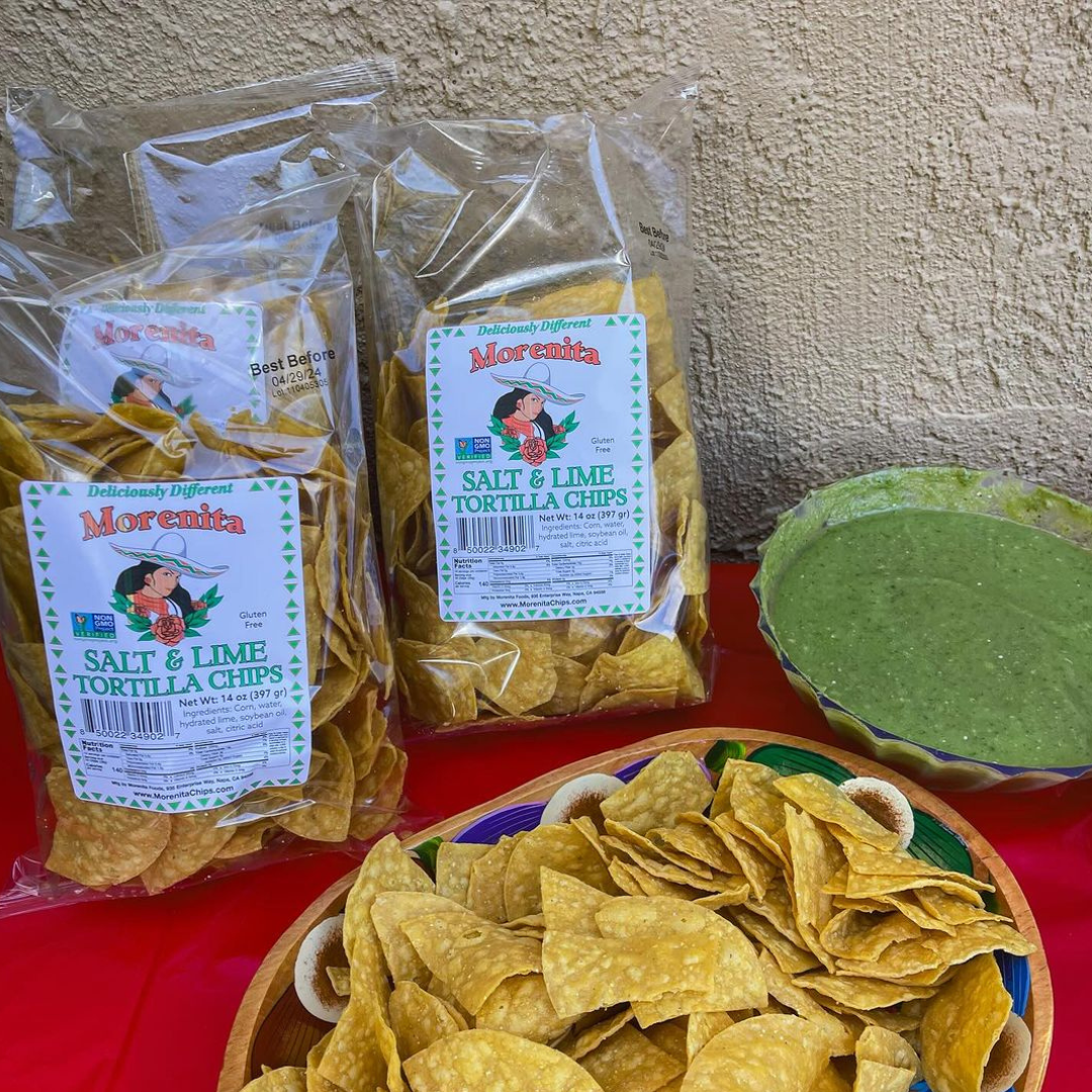 Salt & Lime Artisan Corn Tortilla Chips -  Gluten Free