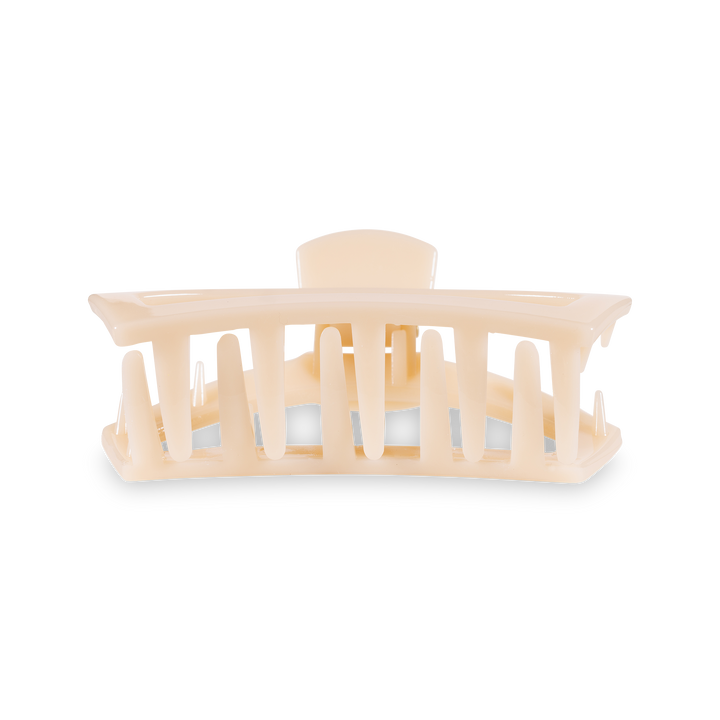 Open Almond Beige Medium Hair Clip - Gabrielle's Biloxi