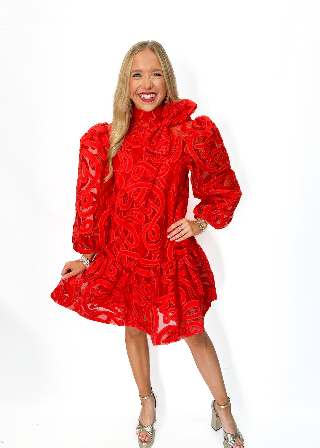 Emily McCarthy Bella Dress - Joy/Holly Red