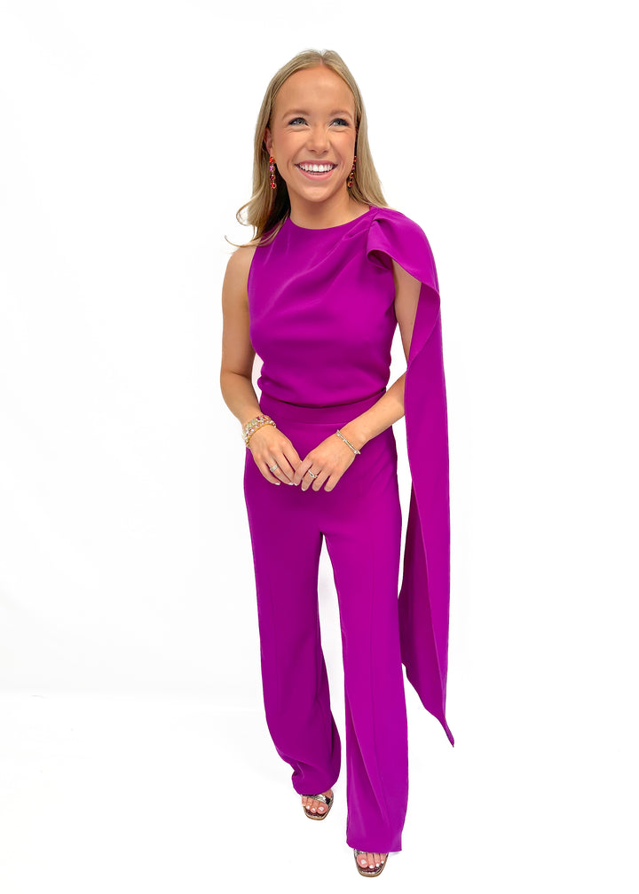 Black Halo Enola Jumpsuit - Berry Plum - Gabrielle's Biloxi