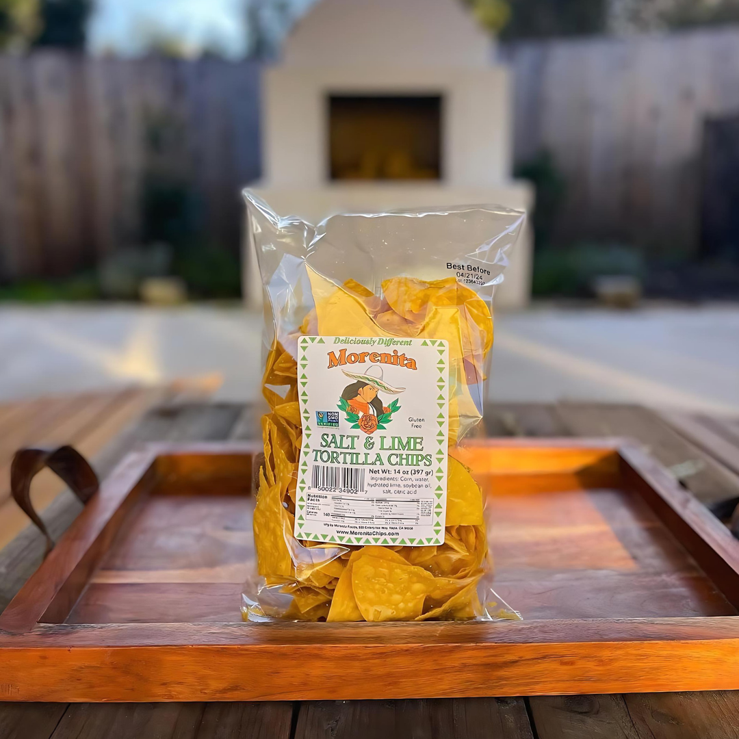 Salt & Lime Artisan Corn Tortilla Chips -  Gluten Free