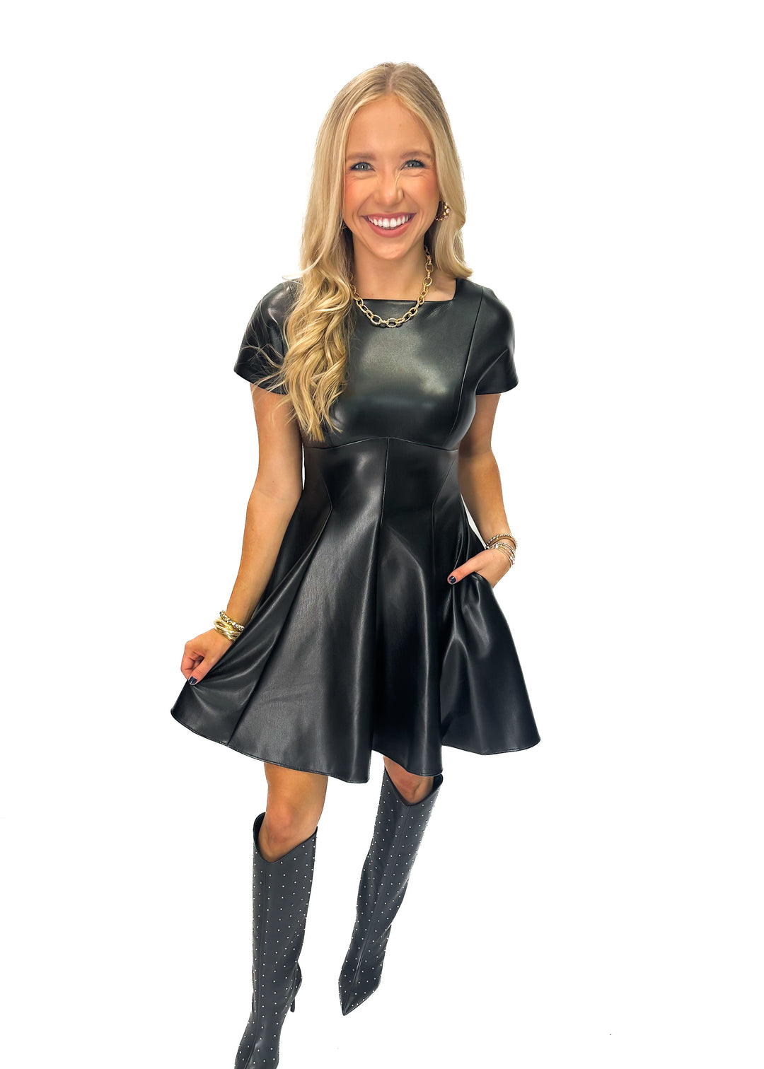 Amanda Uprichard Harper Dress - Black