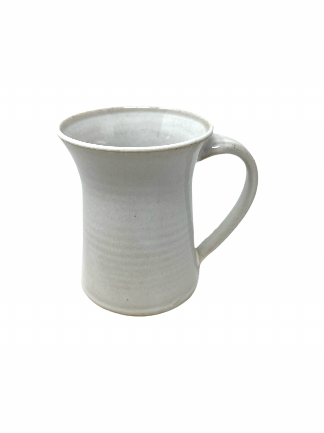 Dock 6 Pottery Handmade Clay Coffee Mug - Eggshell White