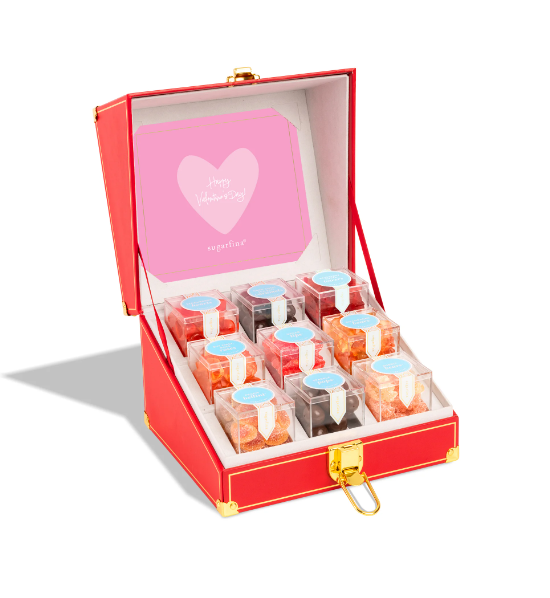 Sugarfina Happy Valentine's Day - 9pc Luxe Mini Trunk (V-Day 2024 - Gabrielle's Biloxi