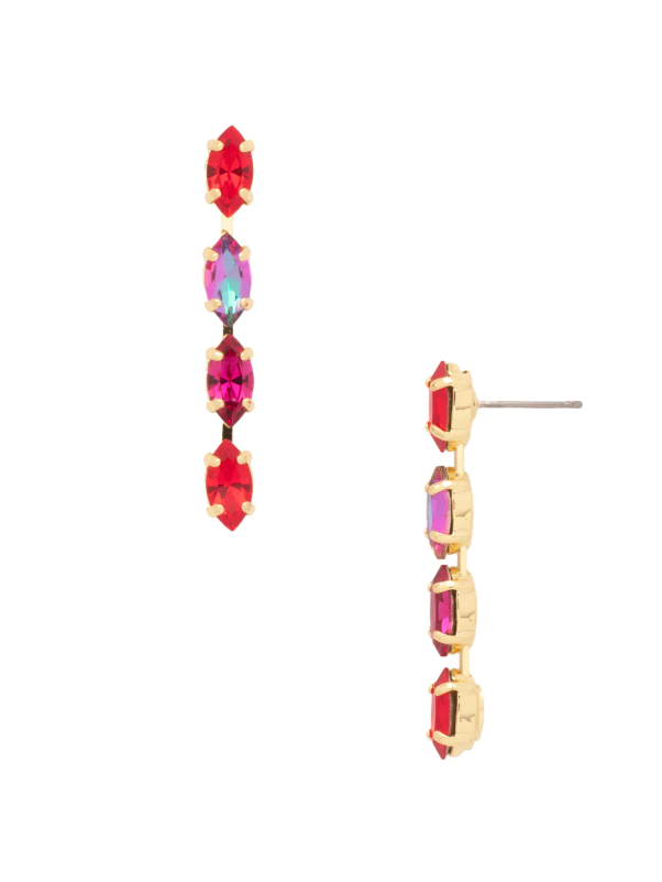 Sorrelli Clarissa Dangle Earrings - Bright Gold Fireside - Gabrielle's Biloxi