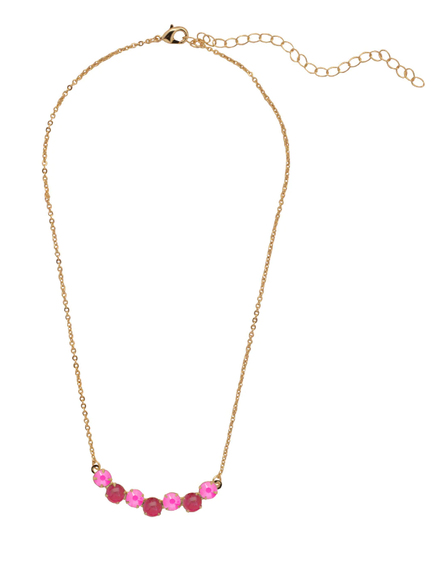 Sorrelli Xena Tennis Necklace - Electric Pink - Gabrielle's Biloxi