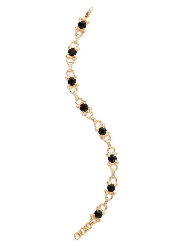 Sorrelli Mini Eyelet Line Bracelet - Jet - Gabrielle's Biloxi