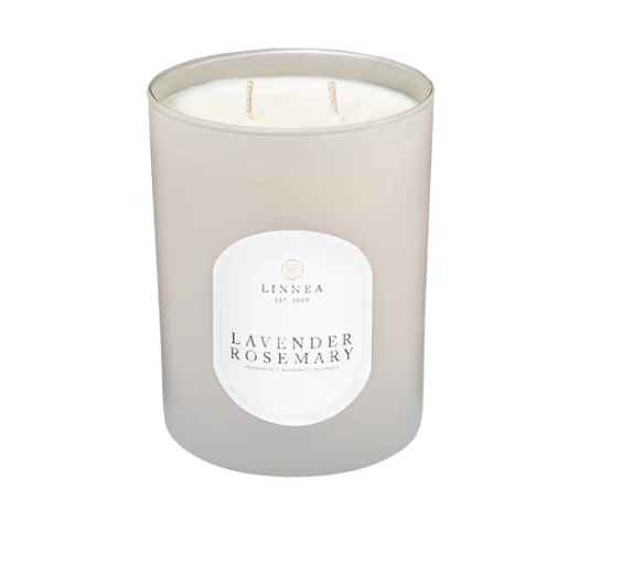 Linnea 2-wick Candle - Lavender Rosemary - Gabrielle's Biloxi