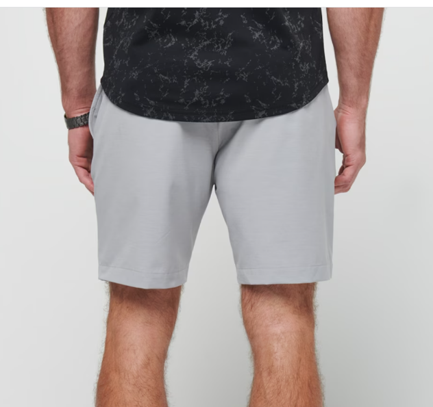 Travis Mathew Tech Chino Short - Heather Steel - Gabrielle's Biloxi