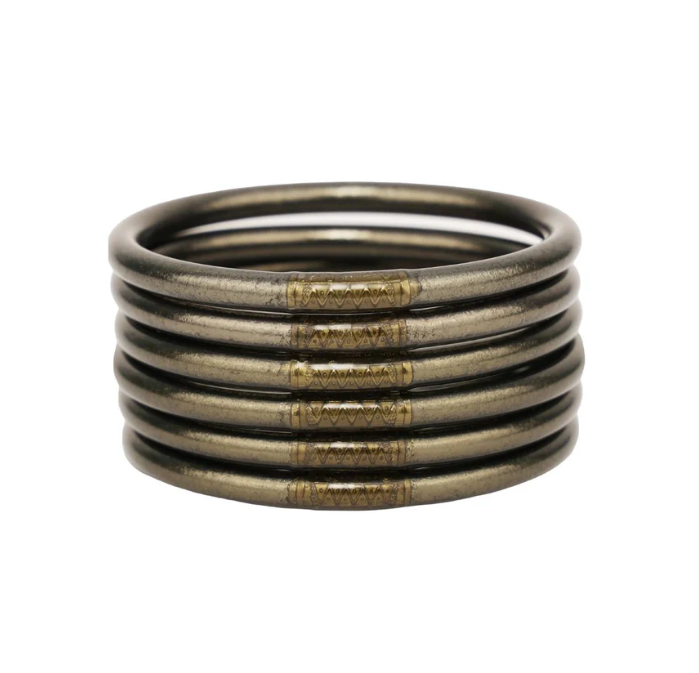 BuDhaGirl All Weather Bangles - Flint - Gabrielle's Biloxi