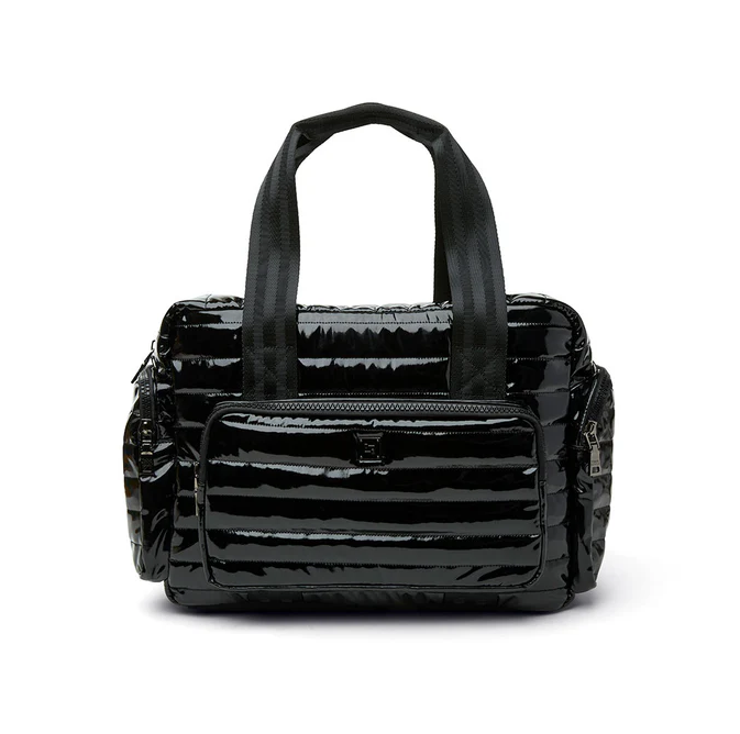 Think Royln Voyager Travel Bag - Black Patent