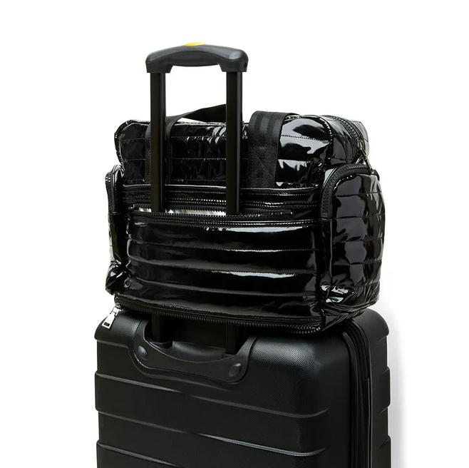 Think Royln Voyager Travel Bag - Black Patent