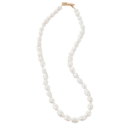 Small Pearl 18" Necklace Swivel Clasp