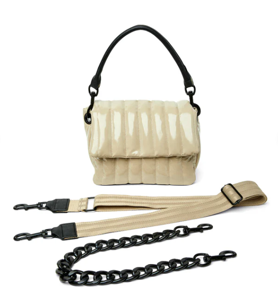 Think Royln Bar Bag - Blonde Patent