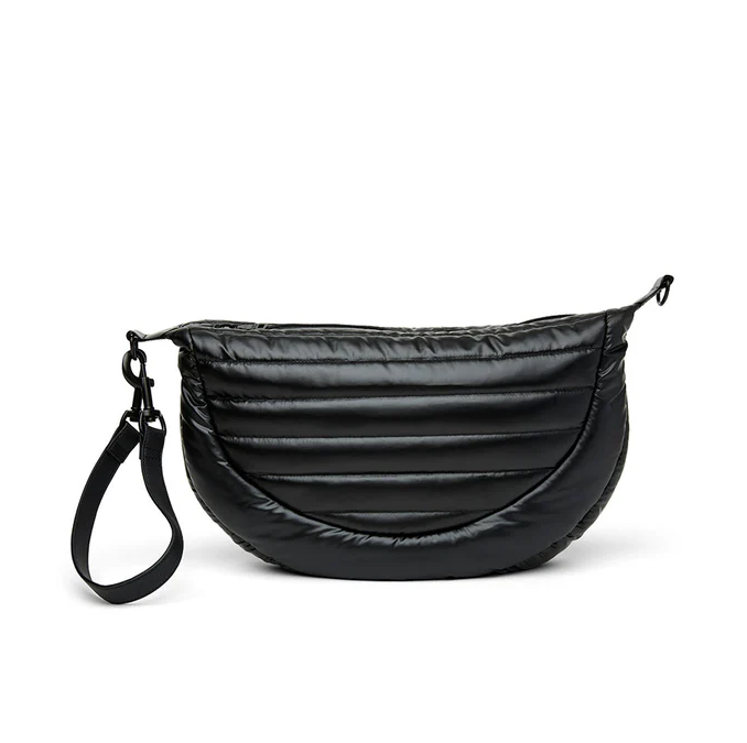 Think Royln Elton Hobo Cross Body (Black on Black) - Pearl Black