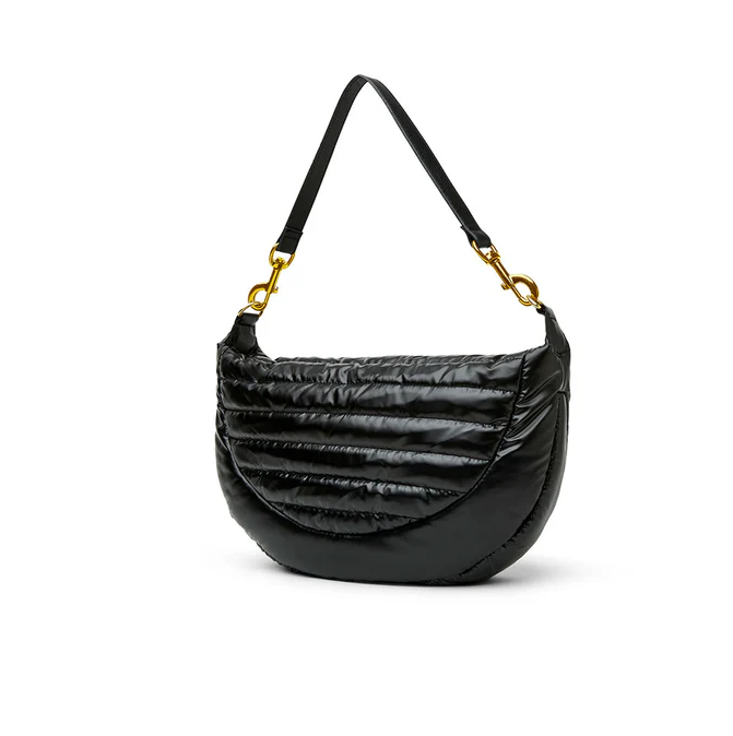 Think Royln Elton Hobo Cross Body (Gold Chain) - Pearl Black