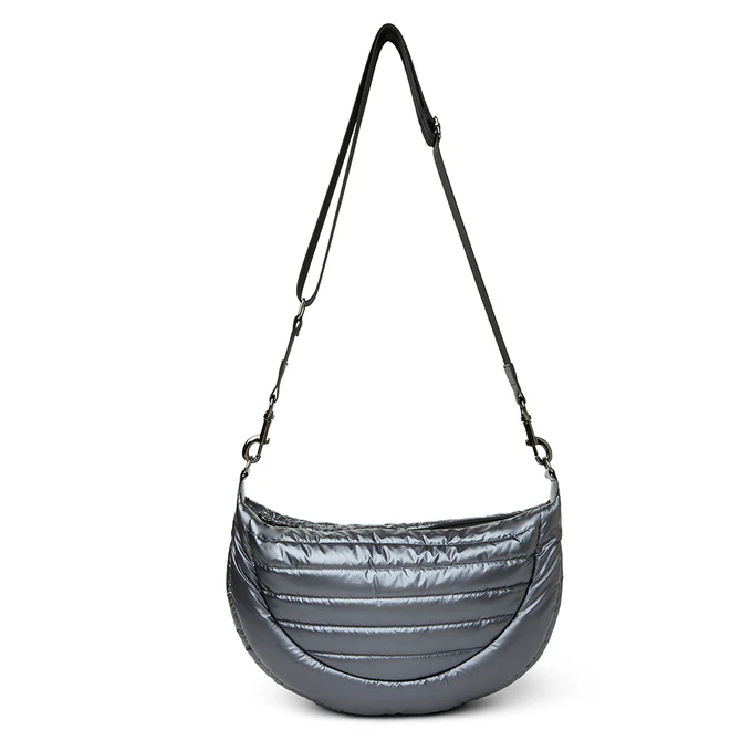 Think Royln Elton Hobo Cross Body - Pearl Grey