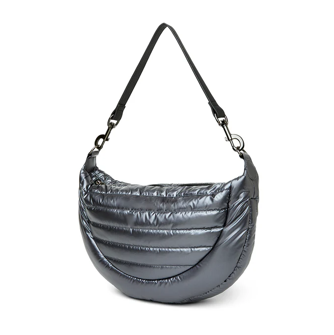 Think Royln Elton Hobo Cross Body - Pearl Grey