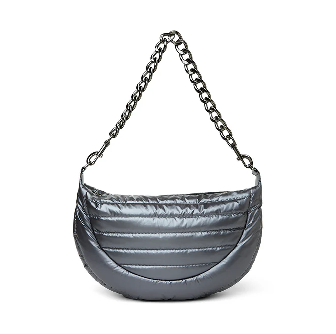 Think Royln Elton Hobo Cross Body - Pearl Grey