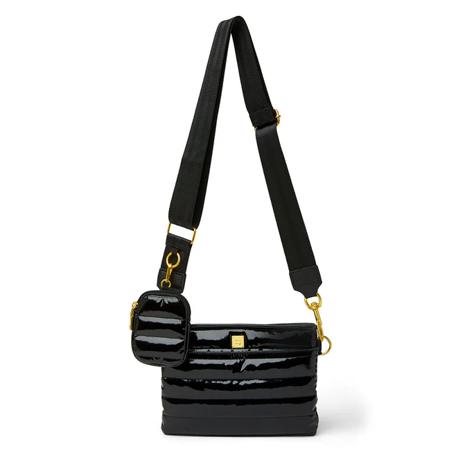 Think Royln Downtown Cross Body - Black Patent