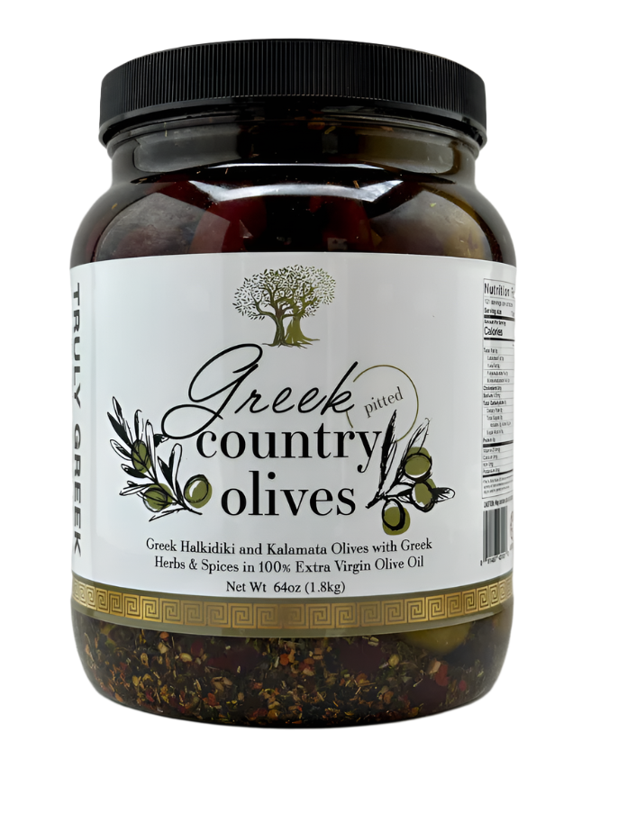 Greek Country Olive Mix - 1/2 Gallon