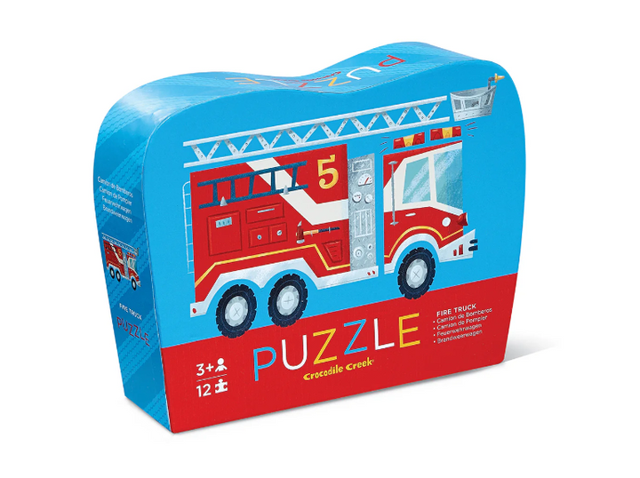 Mini Puzzle/Fire Truck - 12 pc