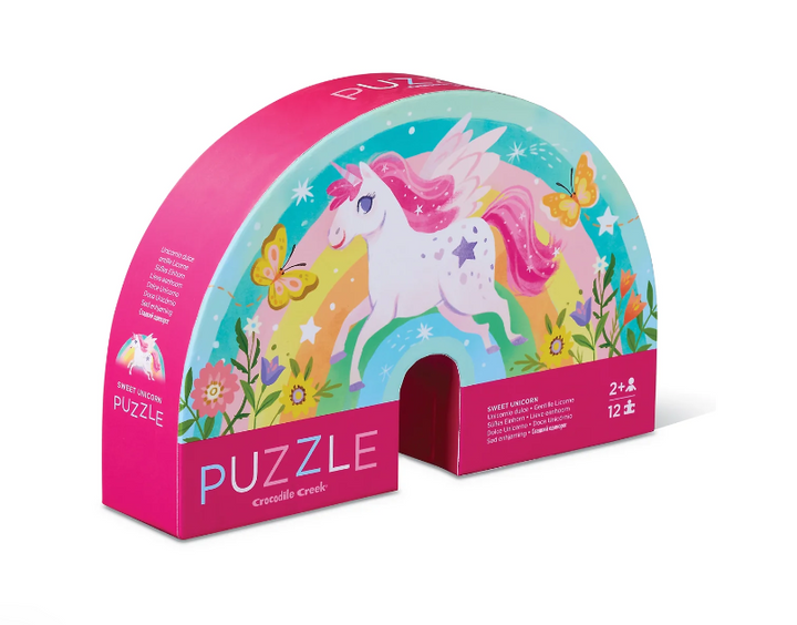 Mini Puzzle/Sweet Unicorn - 12 pc