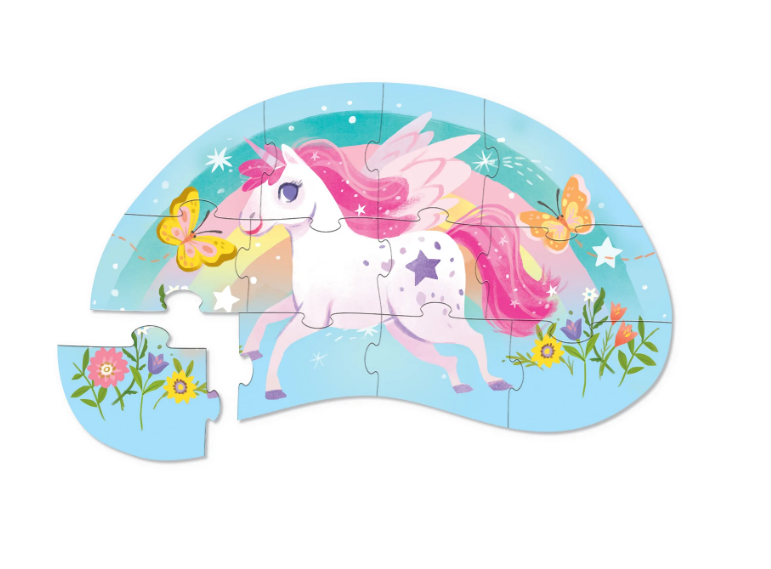 Mini Puzzle/Sweet Unicorn - 12 pc