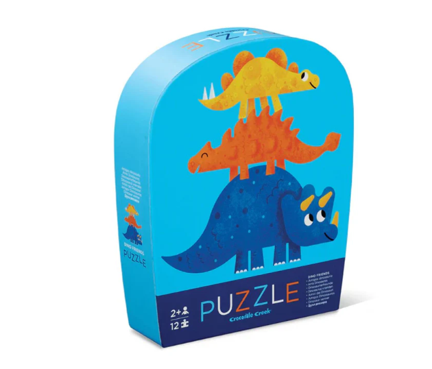 Mini Puzzle/Dino Friends - 12 pc