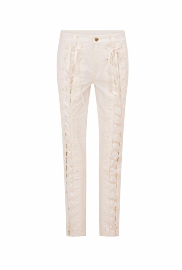 Love Shack Fancy Doro Pant - Cream