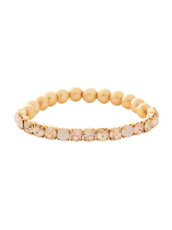 Sorrelli Mini Crystal Zola Stretch Bracelet - Golden Goddess