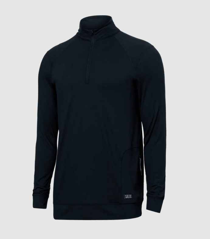 Saxx Peakdaze Half Zip - Black