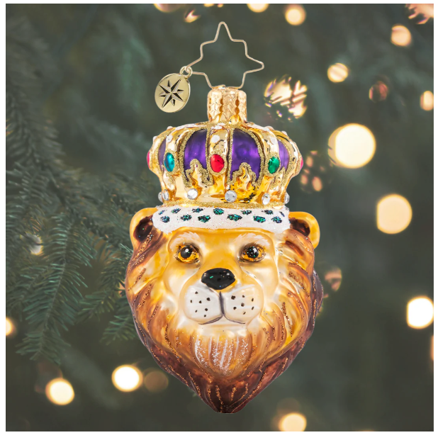 Christopher Radko Roaring Royalty Gem