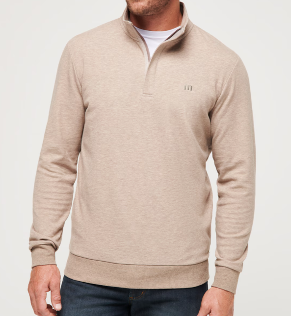 Travis Mathew Cloud Quarter Zip 2.0 - Portabella