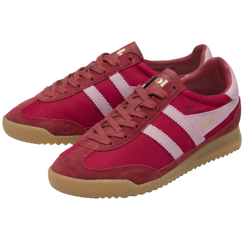 Gola Women's Tornado Sneakers - Deep Red/Candy