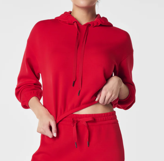 Spanx Airessentials Cinched Hoodie - Spanx Red