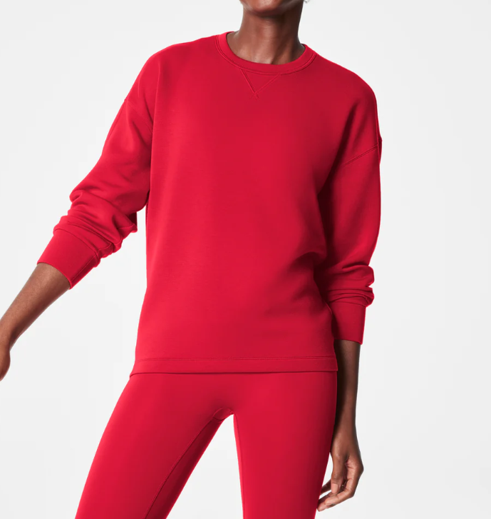 Spanx Airessentials Long Crew - Spanx Red