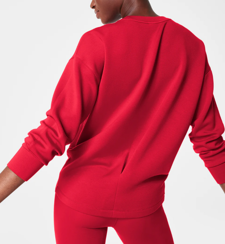 Spanx Airessentials Long Crew - Spanx Red