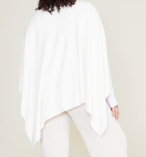 Barefoot Dream CozyChic Lite Heatherd Weekend Wrap - Pearl