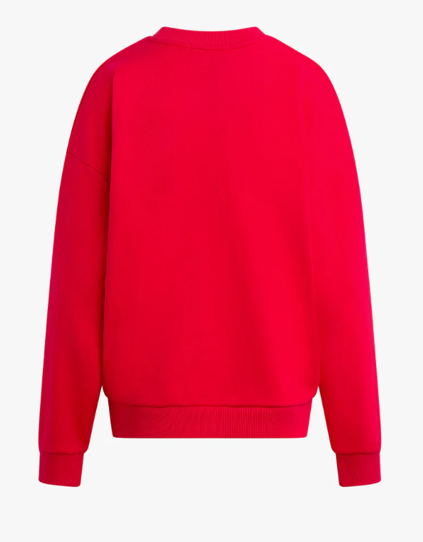 Favorite Daughter Collegiate Sweatshirt - Haute Rouge with White