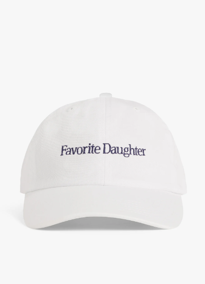 Favorite Daughter Classic Logo Baseball Hat - White