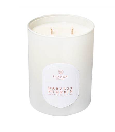 Linnea Harvest Pumpkin Large 2-wick Candle