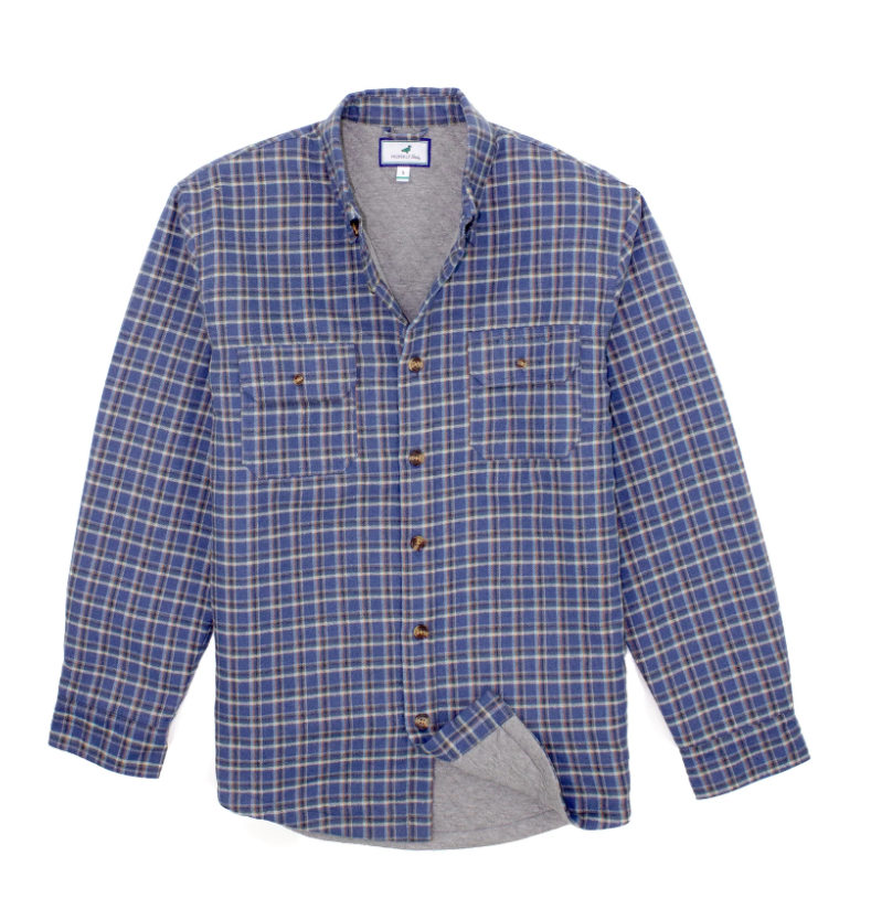 Properly Tied Cypress Shirt Jacket -Bluebonnet