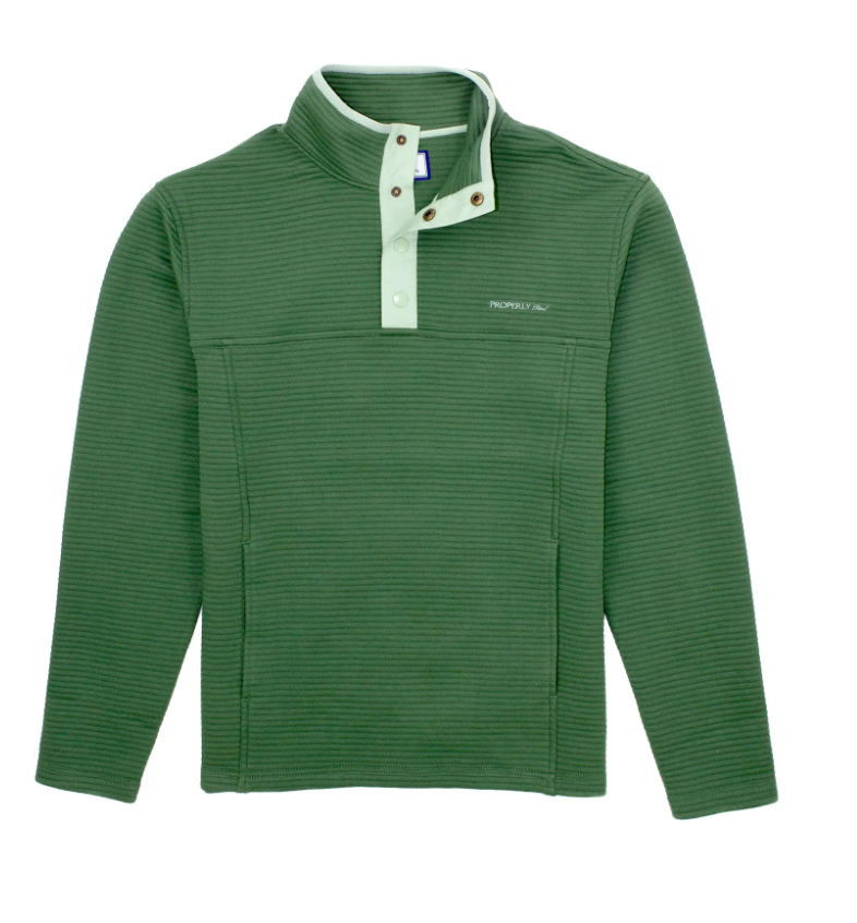 Properly Tied Ridgeway Pullover - Pine