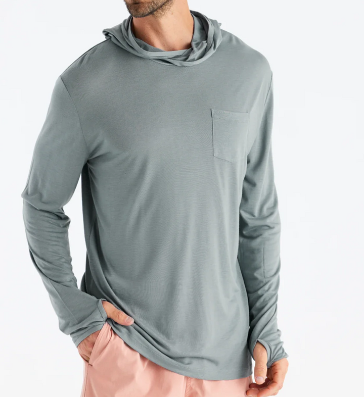 Free Fly Men's Bamboo Lightweight Hoodie - Slate