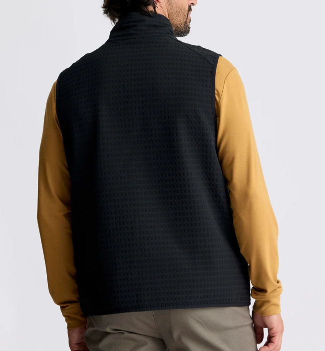 Free Fly Gridback Fleece Vest - Black